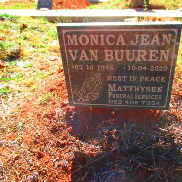 BUUREN Monica Jean, van 1945-2020
