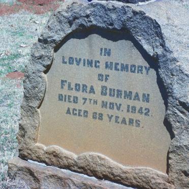 BURMAN Flora -1942