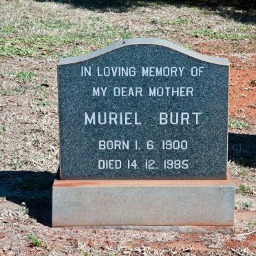 BURT Muriel 1900-1985