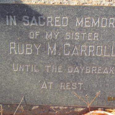 CARROLL Ruby M. 