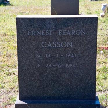 CASSON Ernest Fearon 1903-1984