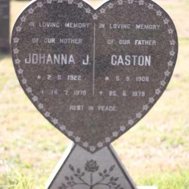 CARDOSO Caston 1908-1979 &amp; Johanna J. 1922-1978