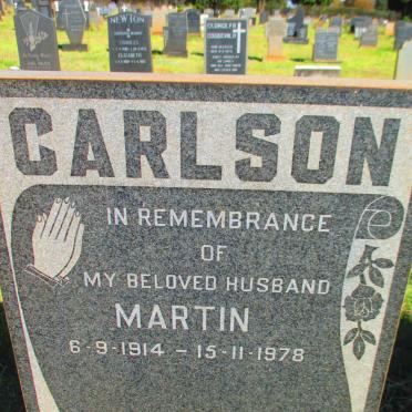 CARLSON Martin 1914-1978