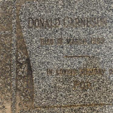 CARNESON Donald -196?