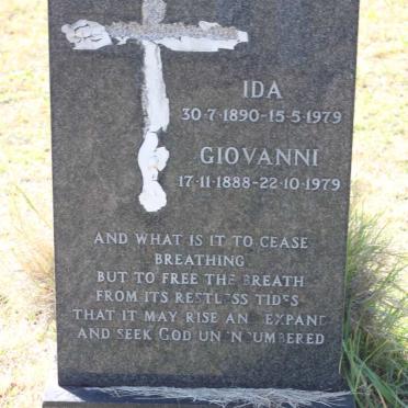 CARAZZO Giovanni 1888-1979 &amp; Ida 1890-1979