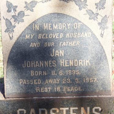 CARSTENS Jan Johannes Hendrik 1895-1957