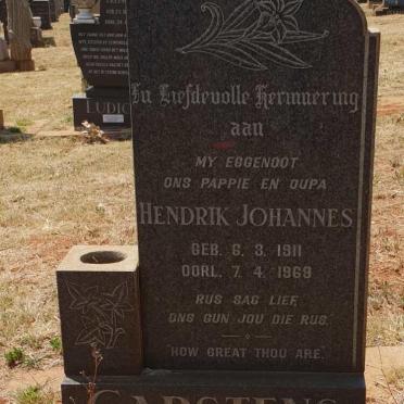 CARSTENS Hendrik Johannes 1911-1969