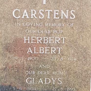 CARSTENS Herbert Albert 1900-1974 &amp; Gladys 1904-1993