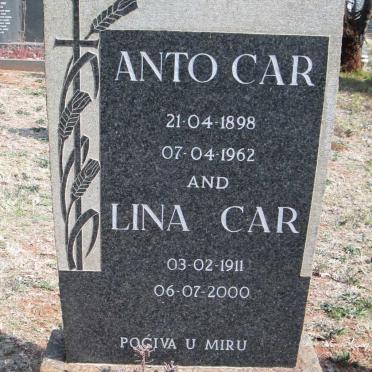 CAR Anto 1898-1962 &amp; Lina 1911-2000
