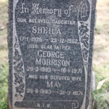 CARNE George Morrison 1893-1971 &amp; May 1893-1971 :: CARNE Sheila 192?-1962