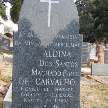 CARVALHO Aldina Dos Santos Machado Pires, de 1936-1978