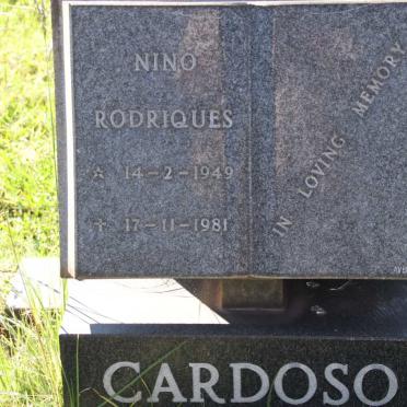 CARDOSO Nino Rodriques 1949-1981