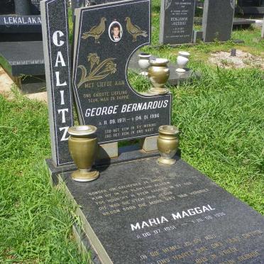 CALITZ Maria Maggal 1951-1996 :: CALITZ George Bernardus 1971-1996