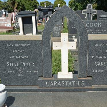 CARASTATHIS Steve Peter 1950-1983 :: CARASTATHIS Gareth Peter 1980-1983