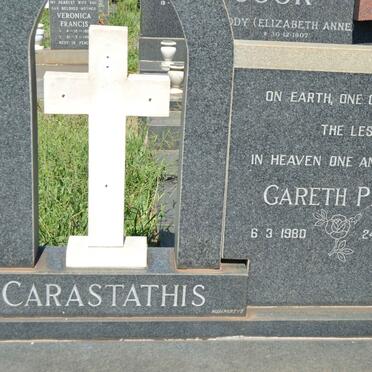 CARASTATHIS Steve Peter 1950-1983 :: CARASTATHIS Gareth Peter 1980-1983