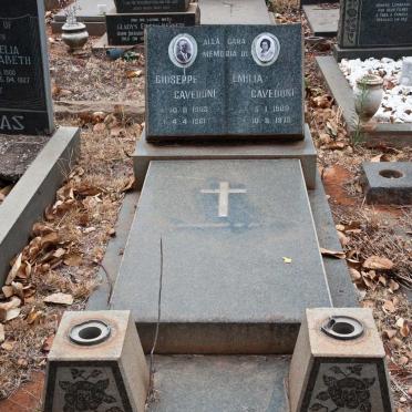 CAVEDONI Giuseppe 1903-1961 &amp; Emilia 1908-1978