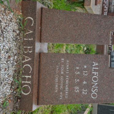 CALBACHO Alfonso 1932-1985