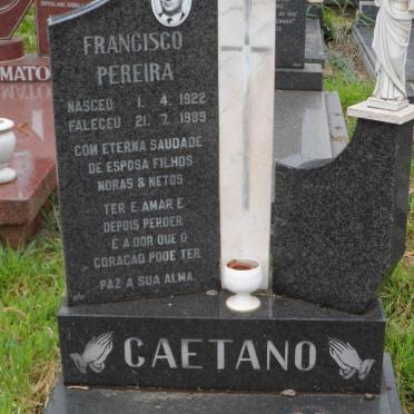 CAETANO Francisco Pereira 1922-1989