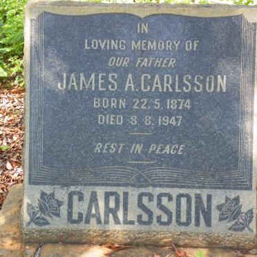 CARLSSON James A. 1874-1947