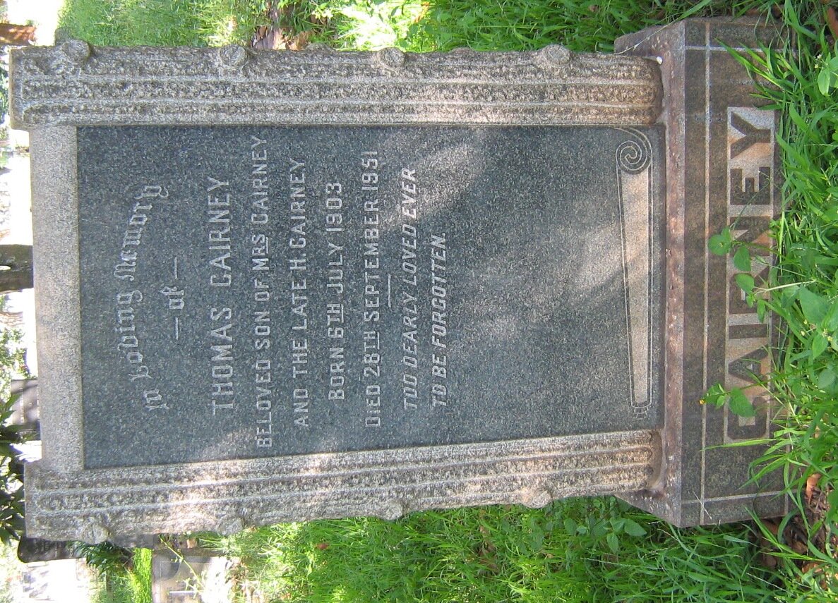 CAIRNEY Thomas 1903-1951