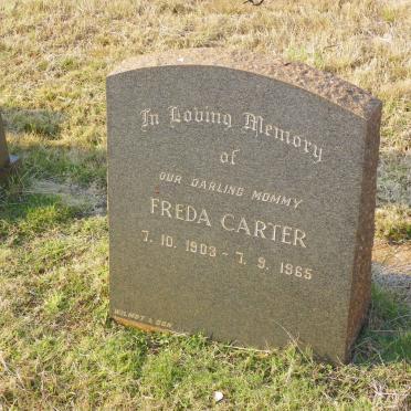 CARTER Freda 1903-1965