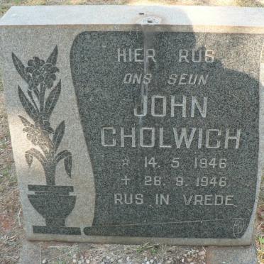 CHOLWICH John 1946-1946