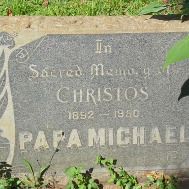 CHRISTOS Papa Michael 1892-1950