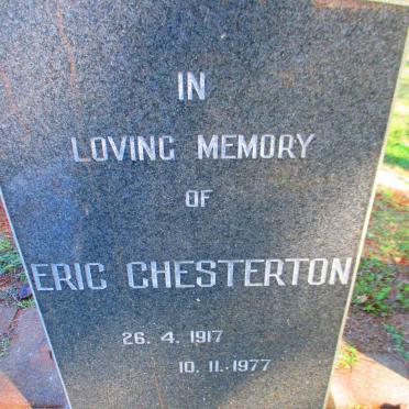 CHESTERTON Eric 1917-1977