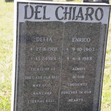 CHIARO Enrico, del 1903-1988 &amp; Delia 1908-1984