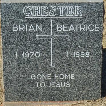 CHESTER Brian -1970 &amp; Beatrice -1998