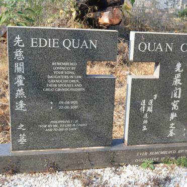 CHONG Quan 1921-1996 :: QUAN Edie 1923-2017