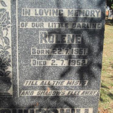 CHURCHILL Rolene 1951-1952