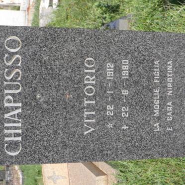 CHIAPUSSO Vittorio 1912-1980