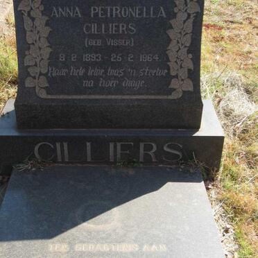 CILLIERS Jozua Malherbe 1891-1976 &amp; Anna Petronella VISSER 1893-1964