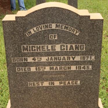 CIANO Michele 1871-1945