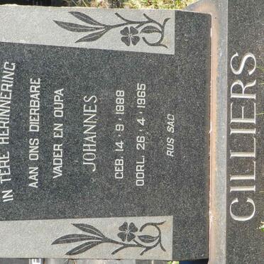 CILLIERS Johannes 1888-1965