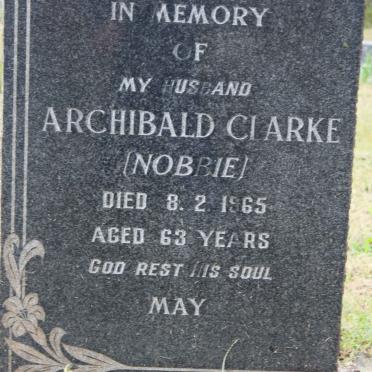 CLARKE Archibald -1965