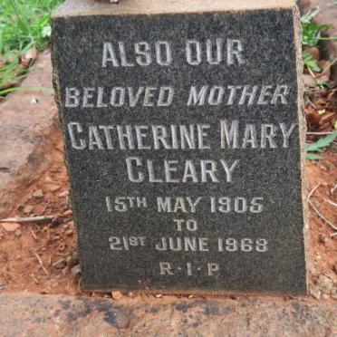 CLEARY Edward -1950 &amp; Catherine Mary 1905-1968
