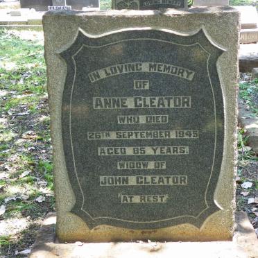 CLEATOR Anne -1945
