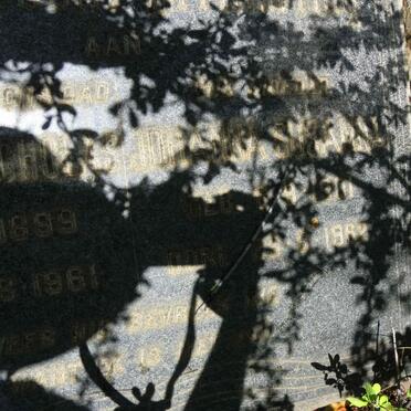 CLASSEN Johannes Nicholas 1899-1961 &amp; Johanna Susanna 1901-1962