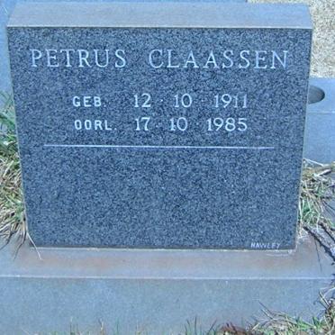 CLAASSEN Petrus 1911-1985