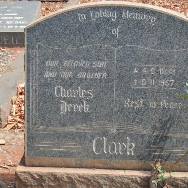 CLARK Charles Derek 1933-1957
