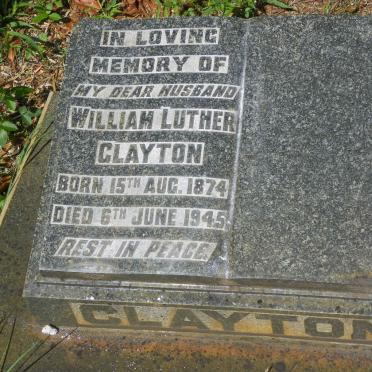 CLAYTON William Luther 1874-1945