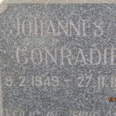 CONRADIE Johannes F. 1949-1951