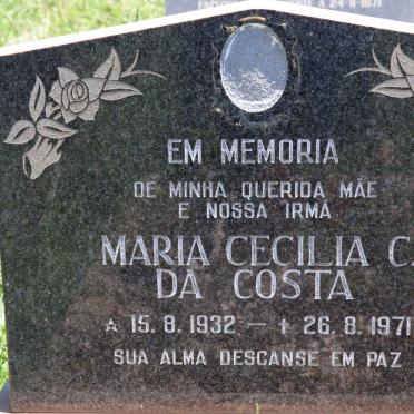 COSTA Maria Cecilia C., da 1932-1971