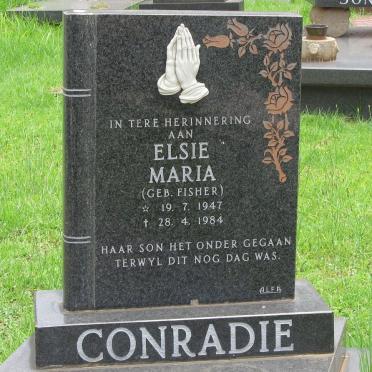 CONRADIE Elsie Maria nee FISHER 1947-1984