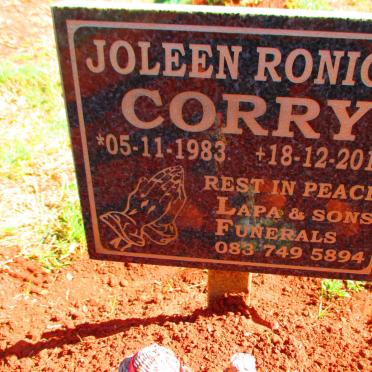 CORRY Joleen Ronica 1983-2019
