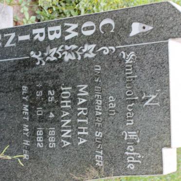 COMBRINK Martha Johanna 1895-1982