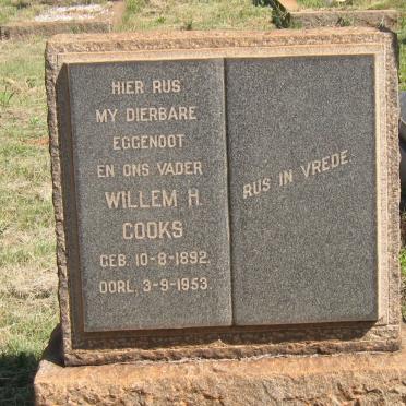 COOKS Willem H. 1892-1953