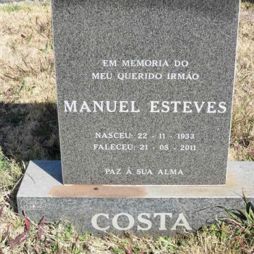 COSTA Manuel Esteves 1933-2011